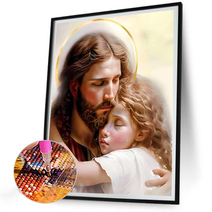 Jesus - Full Round Drill Diamond Painting 30*40CM