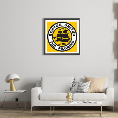 Boston United Football Club - Full Square Drill Diamond Painting 30*30CM