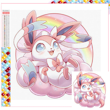 Fairy Eevee Pokemon - Full Square Drill Diamond Painting 30*30CM