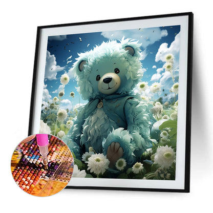 Cute Bear - Full AB Round Drill Diamond Painting 40*40CM