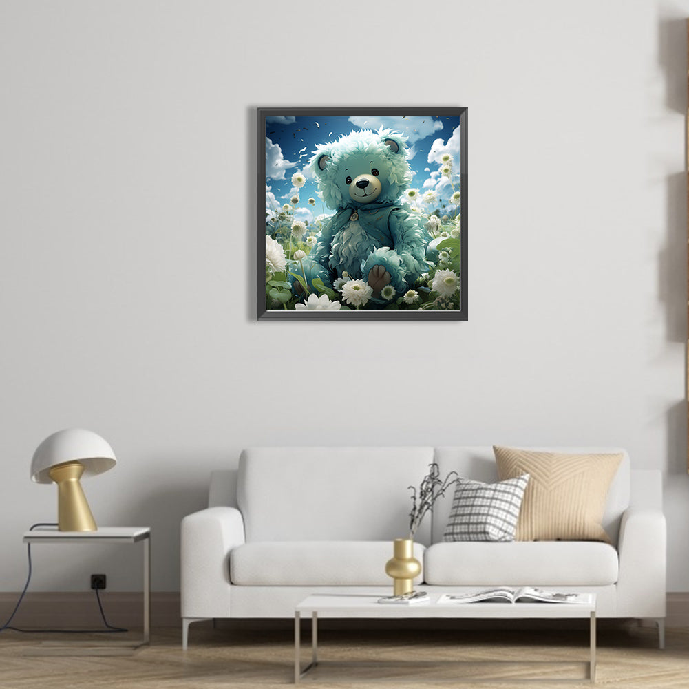 Cute Bear - Full AB Round Drill Diamond Painting 40*40CM