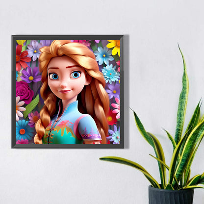 Princess Elsa - Full AB Square Drill Diamond Painting 40*40CM