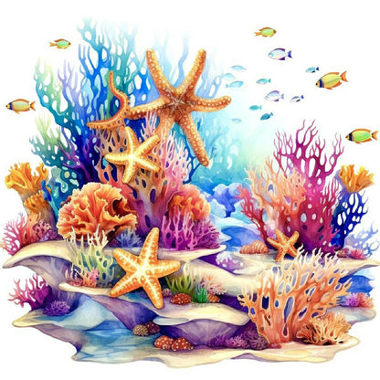 The Underwater World - Full Round Drill Diamond Painting 30*30CM