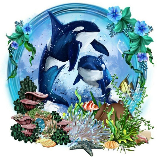 The Underwater World - Full Round Drill Diamond Painting 30*30CM