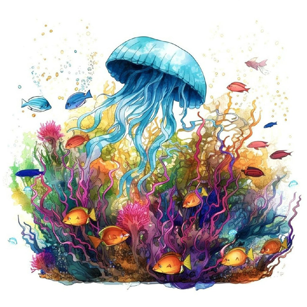 The Underwater World - Full Round Drill Diamond Painting 30*30CM
