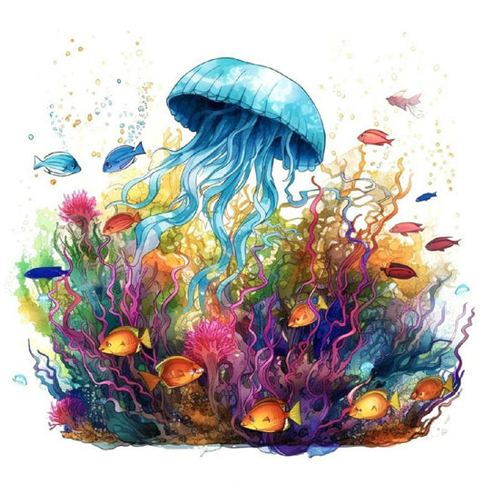 The Underwater World - Full Round Drill Diamond Painting 30*30CM