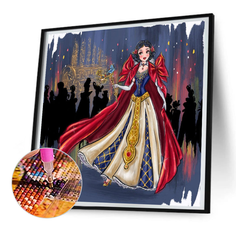 Snow White - Full Round Drill Diamond Painting 30*30CM