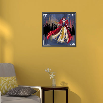 Snow White - Full Round Drill Diamond Painting 30*30CM