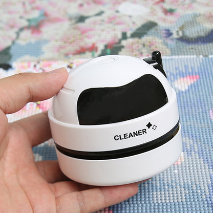 Desk Dust Sweeper Strong Suction Desktop Vacuum Cleaner for Home Keyboard School