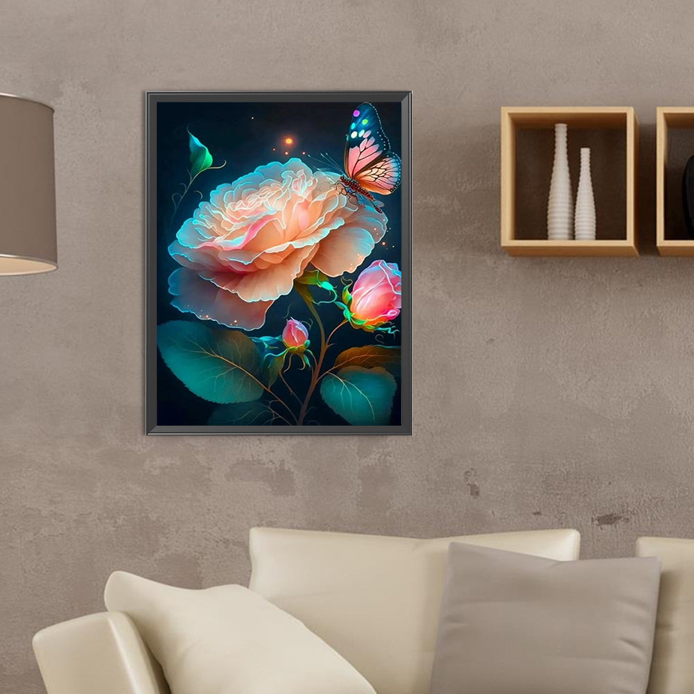 Dream Flower - Full Round Drill Diamond Painting 30*40CM