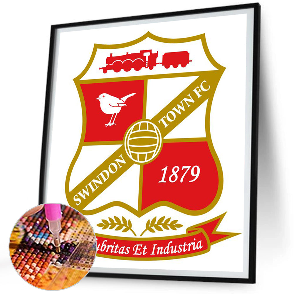 Swindon Football Club - Full Round Drill Diamond Painting 40*45CM
