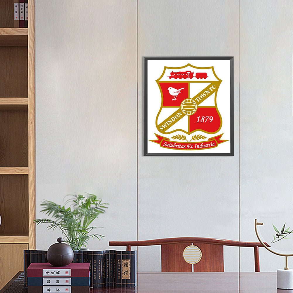 Swindon Football Club - Full Round Drill Diamond Painting 40*45CM