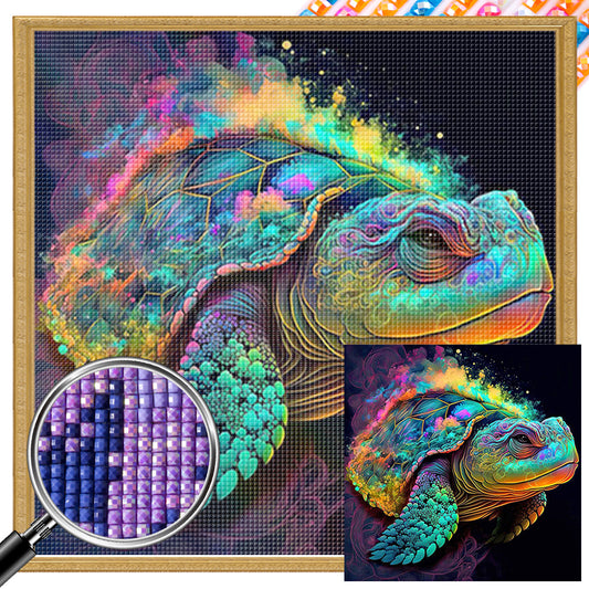 Colorful Sea Turtle - Full Square Drill Diamond Painting 30*30CM