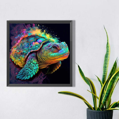 Colorful Sea Turtle - Full Square Drill Diamond Painting 30*30CM