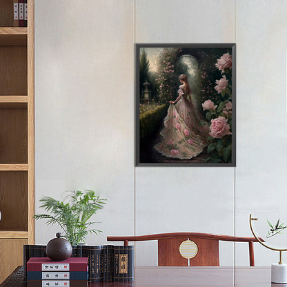 Garden Princess - Full AB Round Drill Diamond Painting 40*50CM