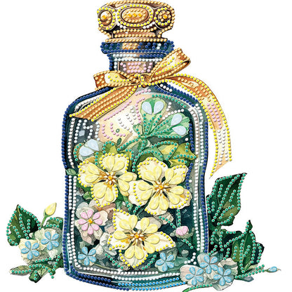 Flowers And Glass Vases - Special Shaped Drill Diamond Painting 30*30CM