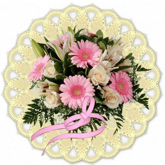 Mandala Bouquet - Full Round Drill Diamond Painting 30*30CM