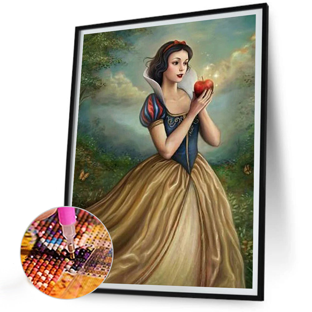 Snow White - Full Round Drill Diamond Painting 30*40CM