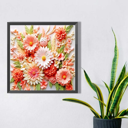 Cameo Daisy - Full AB Square Drill Diamond Painting 40*40CM