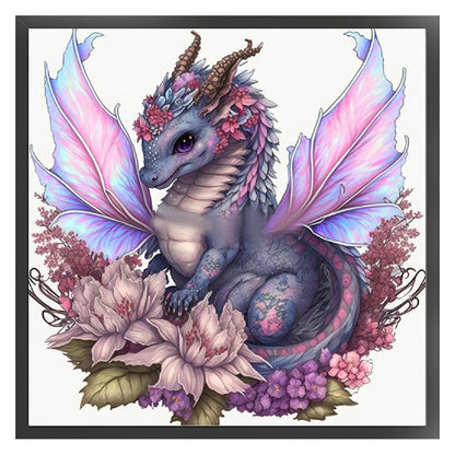 Flying Dragon - 11CT Stamped Cross Stitch 50*50CM