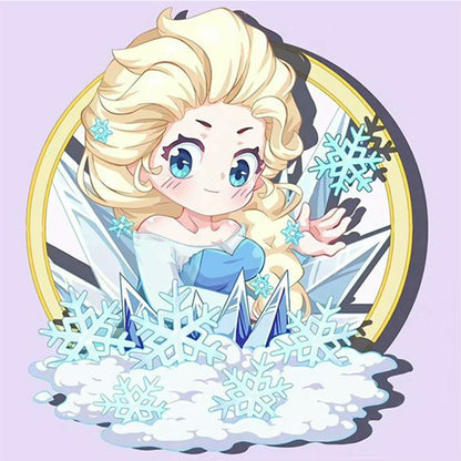 Frozen Elsa - 18CT Stamped Cross Stitch 30*30CM