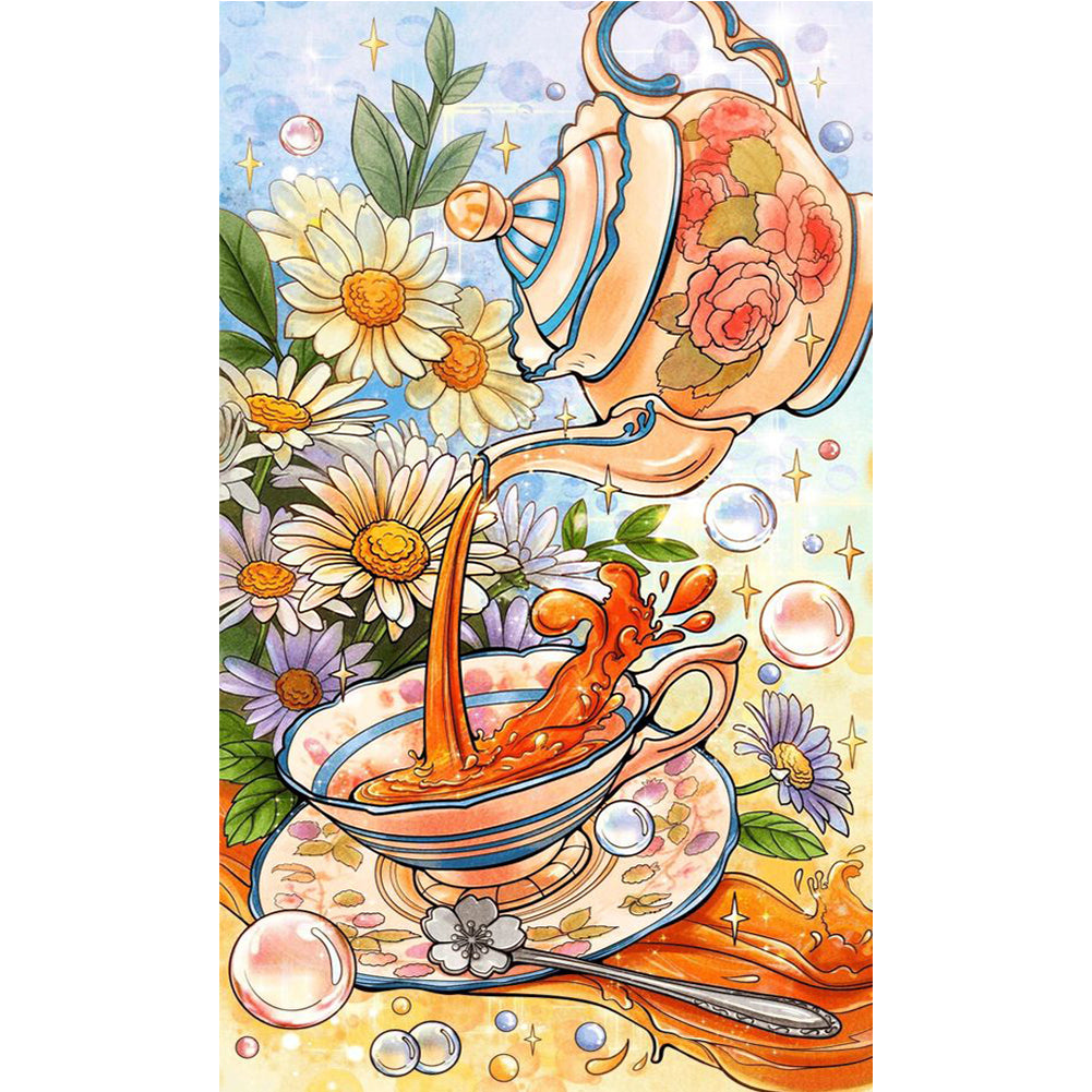 Afternoon Tea - 11CT Stamped Cross Stitch 40*65CM