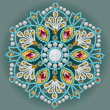 Mandala -  Special Shaped Drill Diamond Painting 30*30CM