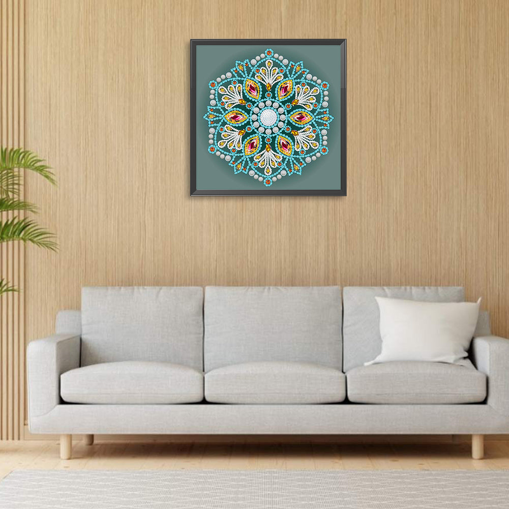 Mandala -  Special Shaped Drill Diamond Painting 30*30CM