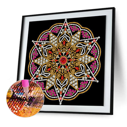 Mandala -  Special Shaped Drill Diamond Painting 30*30CM