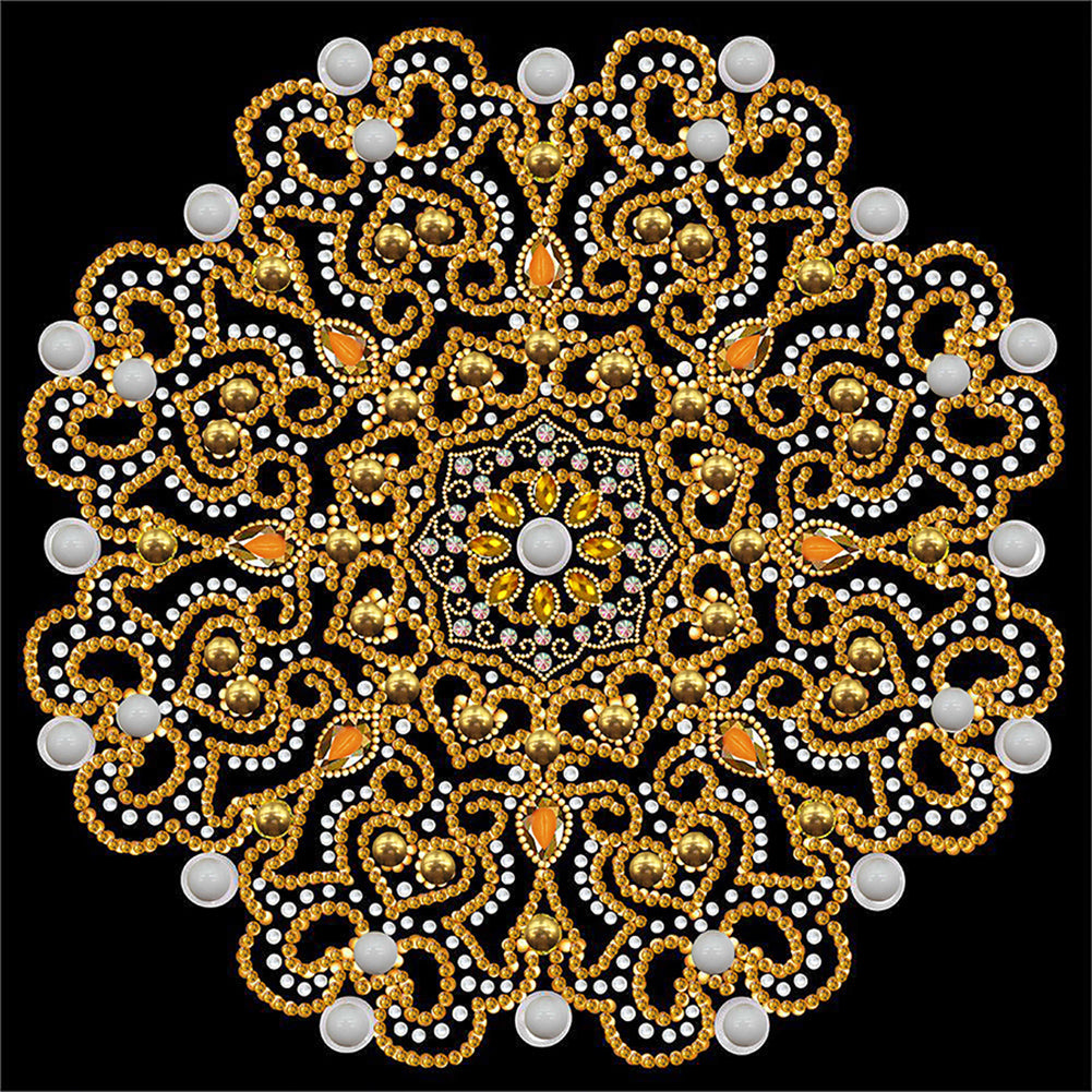 Mandala -  Special Shaped Drill Diamond Painting 30*30CM