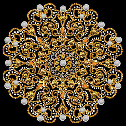 Mandala -  Special Shaped Drill Diamond Painting 30*30CM