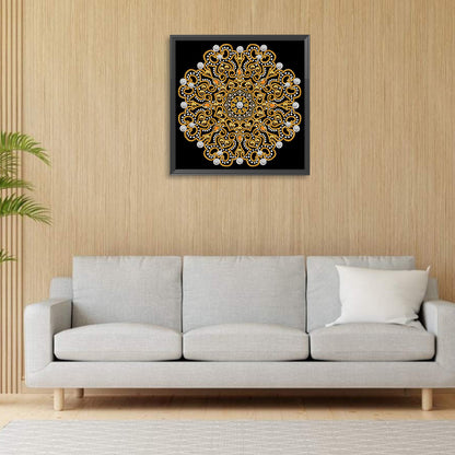 Mandala -  Special Shaped Drill Diamond Painting 30*30CM