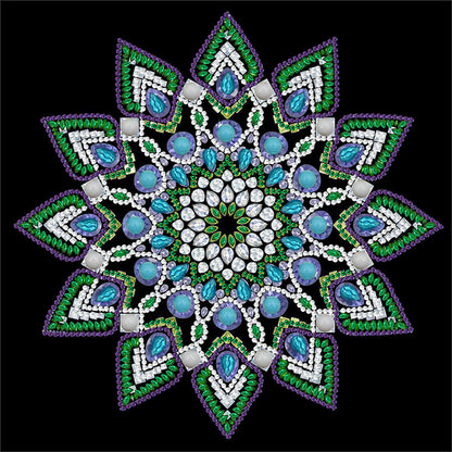 Mandala -  Special Shaped Drill Diamond Painting 30*30CM