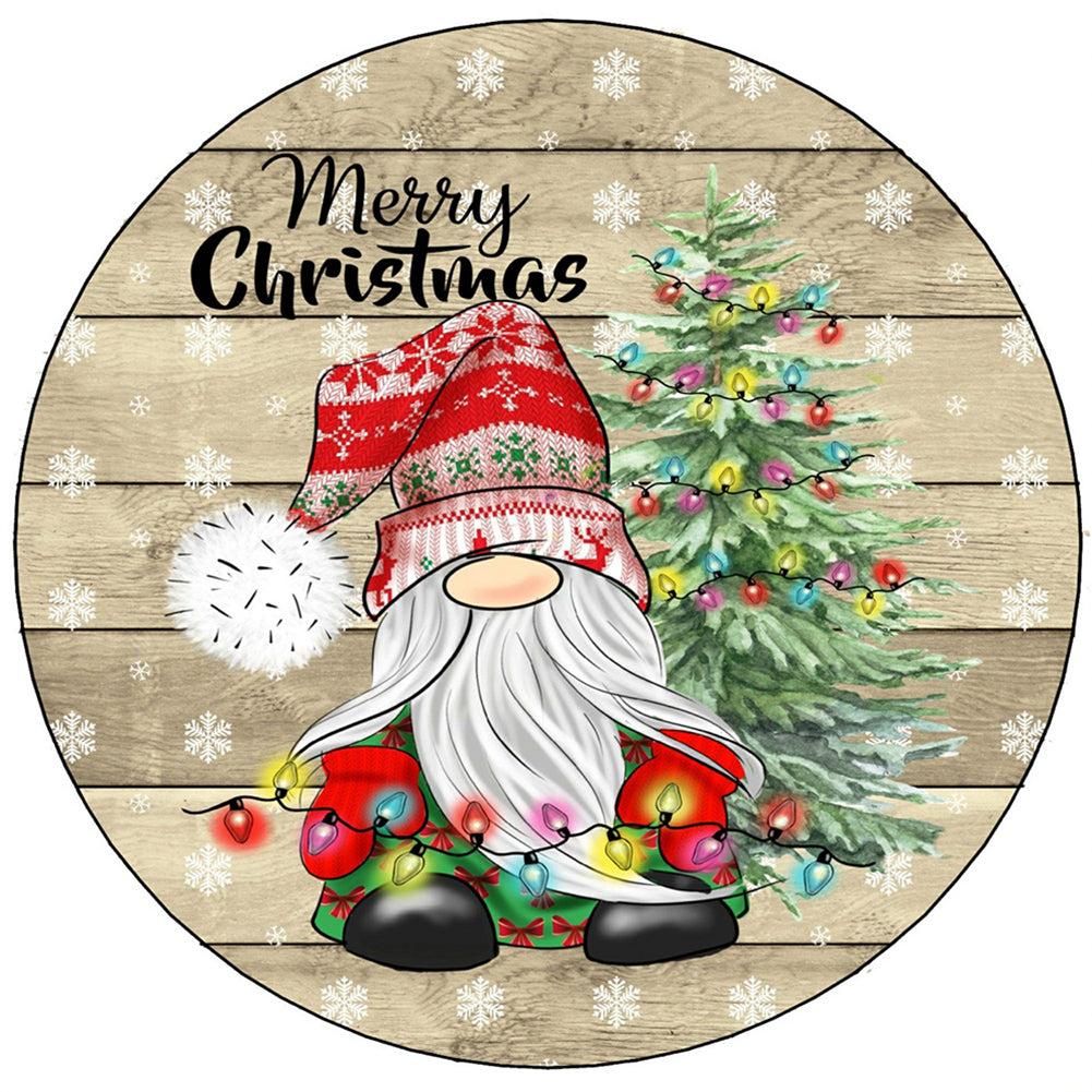 Santa Claus - Full Round Drill Diamond Painting 30*30CM