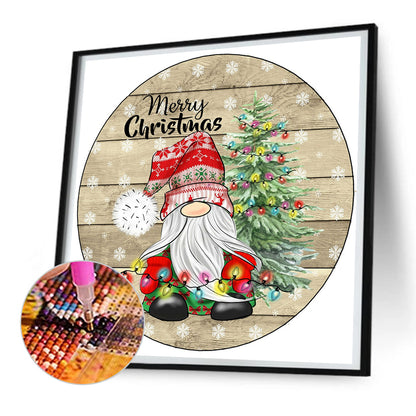 Santa Claus - Full Round Drill Diamond Painting 30*30CM