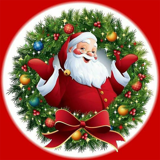 Santa Claus - Full Round Drill Diamond Painting 30*30CM