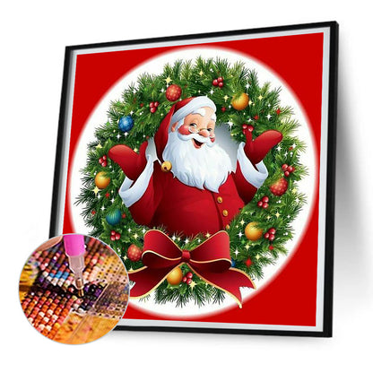 Santa Claus - Full Round Drill Diamond Painting 30*30CM