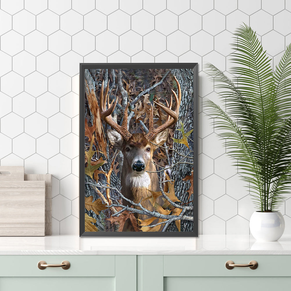 Elk - Full Square Drill Diamond Painting 20*30CM