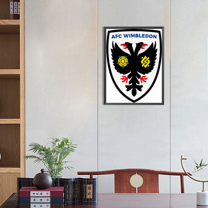 Afc Wimbledon Football Team - Full Round Drill Diamond Painting 30*40CM
