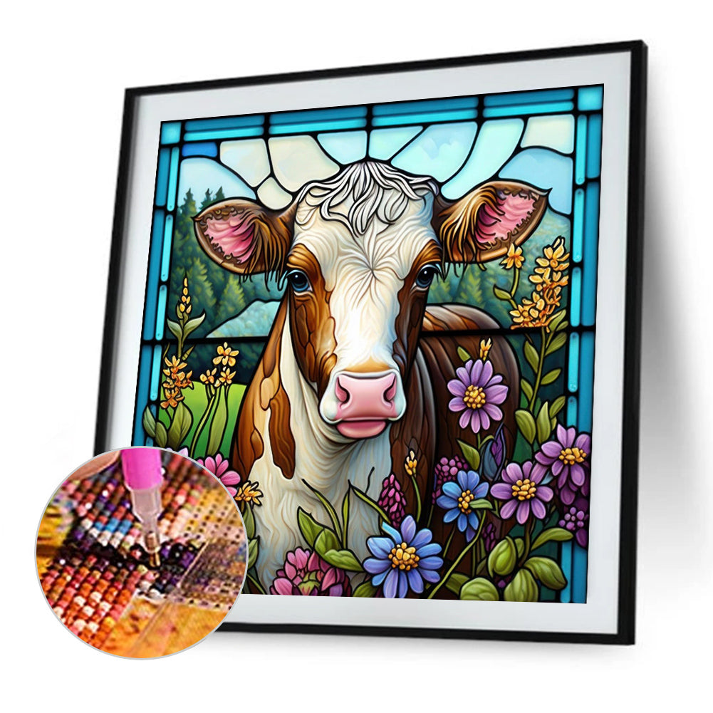 Calf - Full AB Square Drill Diamond Painting 40*40CM