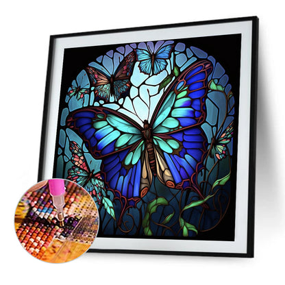 Small Butterfly - Full AB Square Drill Diamond Painting 40*40CM