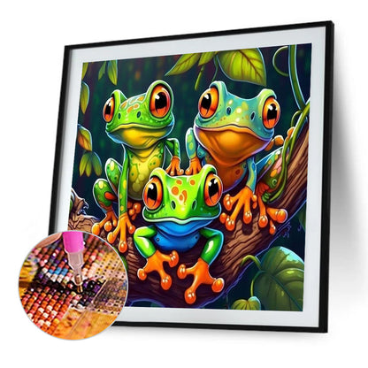 Frog - Full AB Square Drill Diamond Painting 40*40CM