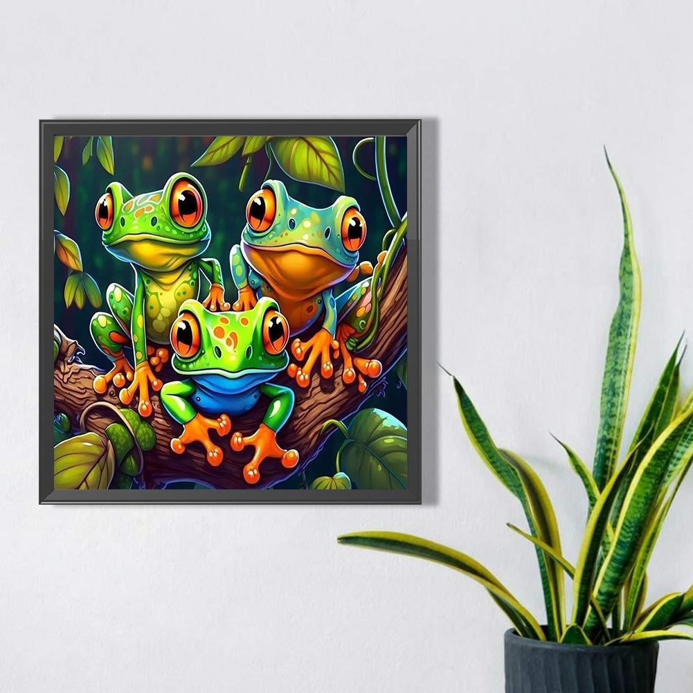 Frog - Full AB Square Drill Diamond Painting 40*40CM