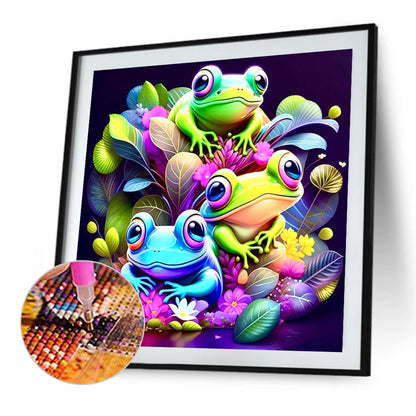 Frog - Full AB Square Drill Diamond Painting 40*40CM