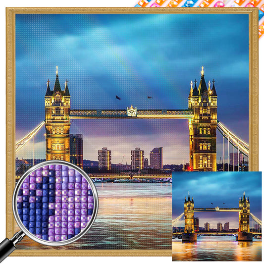 Tower Bridge - Full AB Square Drill Diamond Painting 40*40CM