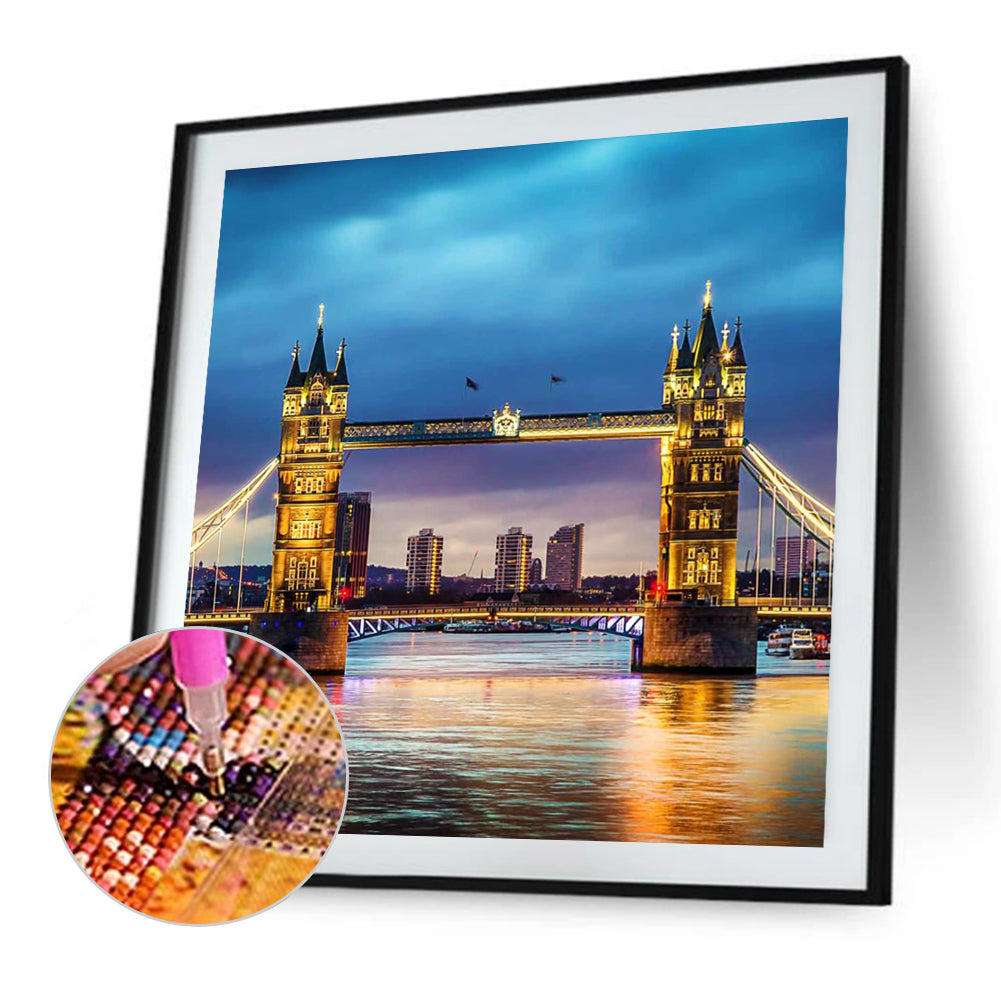 Tower Bridge - Full AB Square Drill Diamond Painting 40*40CM