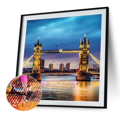 Tower Bridge - Full AB Square Drill Diamond Painting 40*40CM