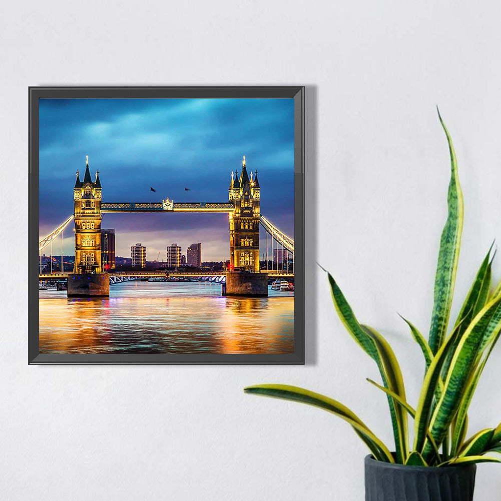 Tower Bridge - Full AB Square Drill Diamond Painting 40*40CM