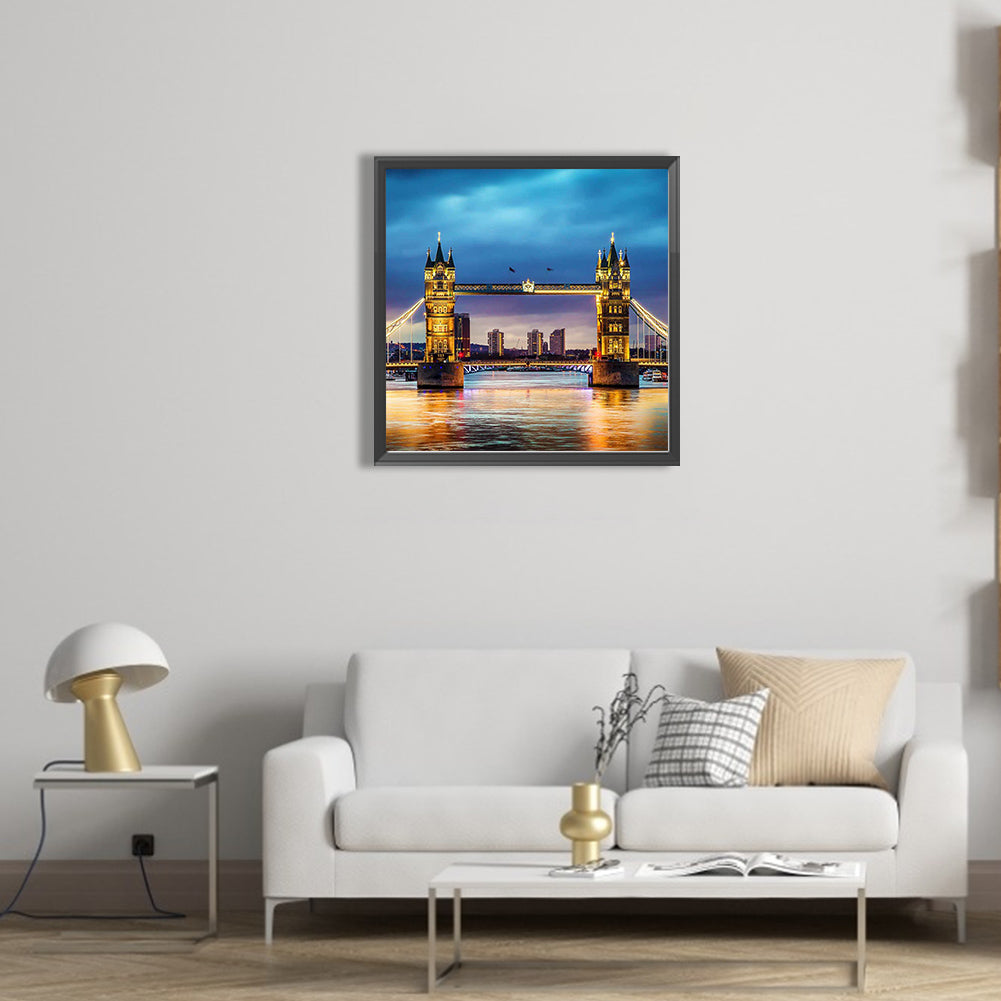 Tower Bridge - Full AB Square Drill Diamond Painting 40*40CM