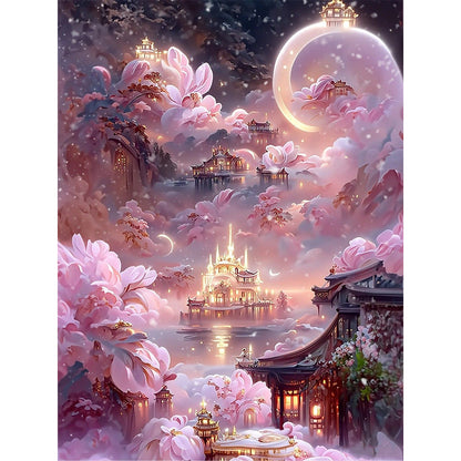 Fantasy Castle - Full AB Square Drill Diamond Painting 30*40CM